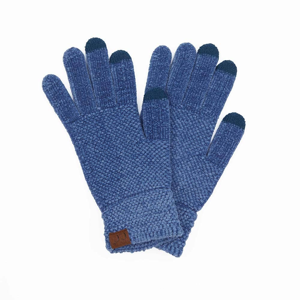 C.C Eco Friendly Chenille Gloves: Earth Brown