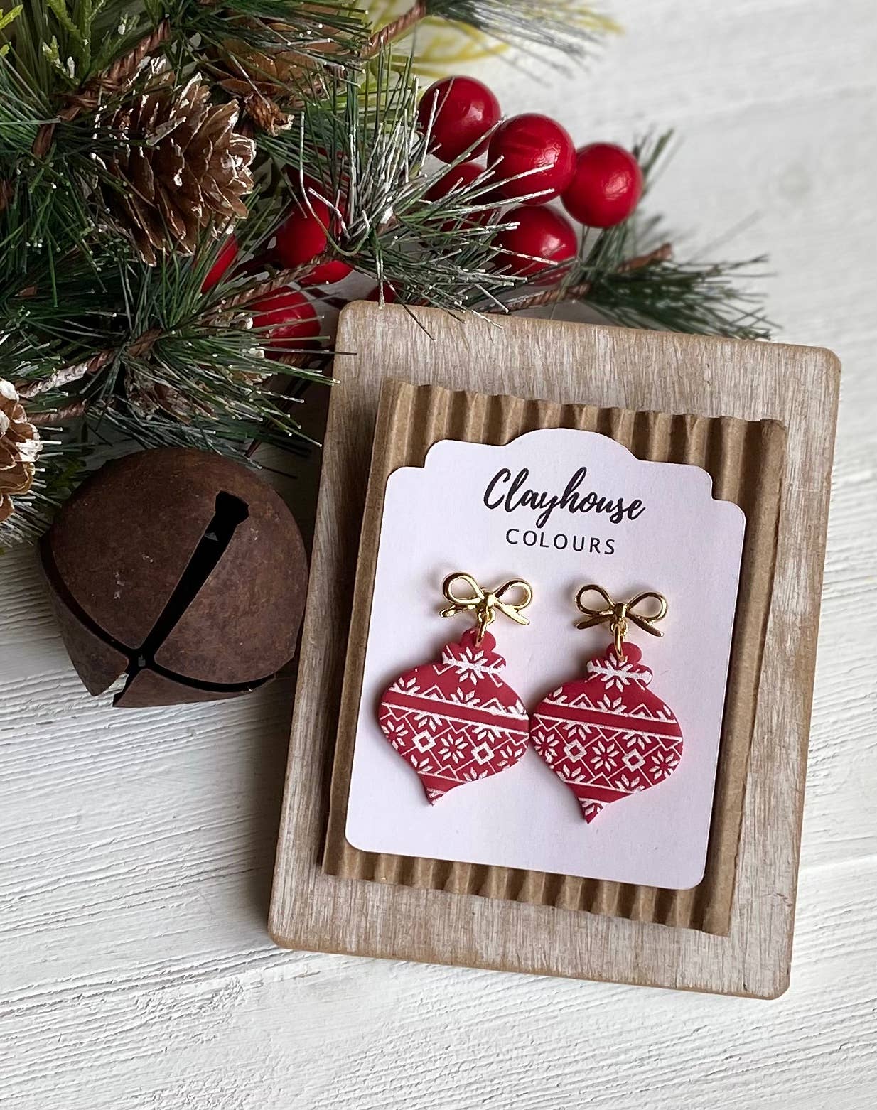 Christmas Earrings: Gnome