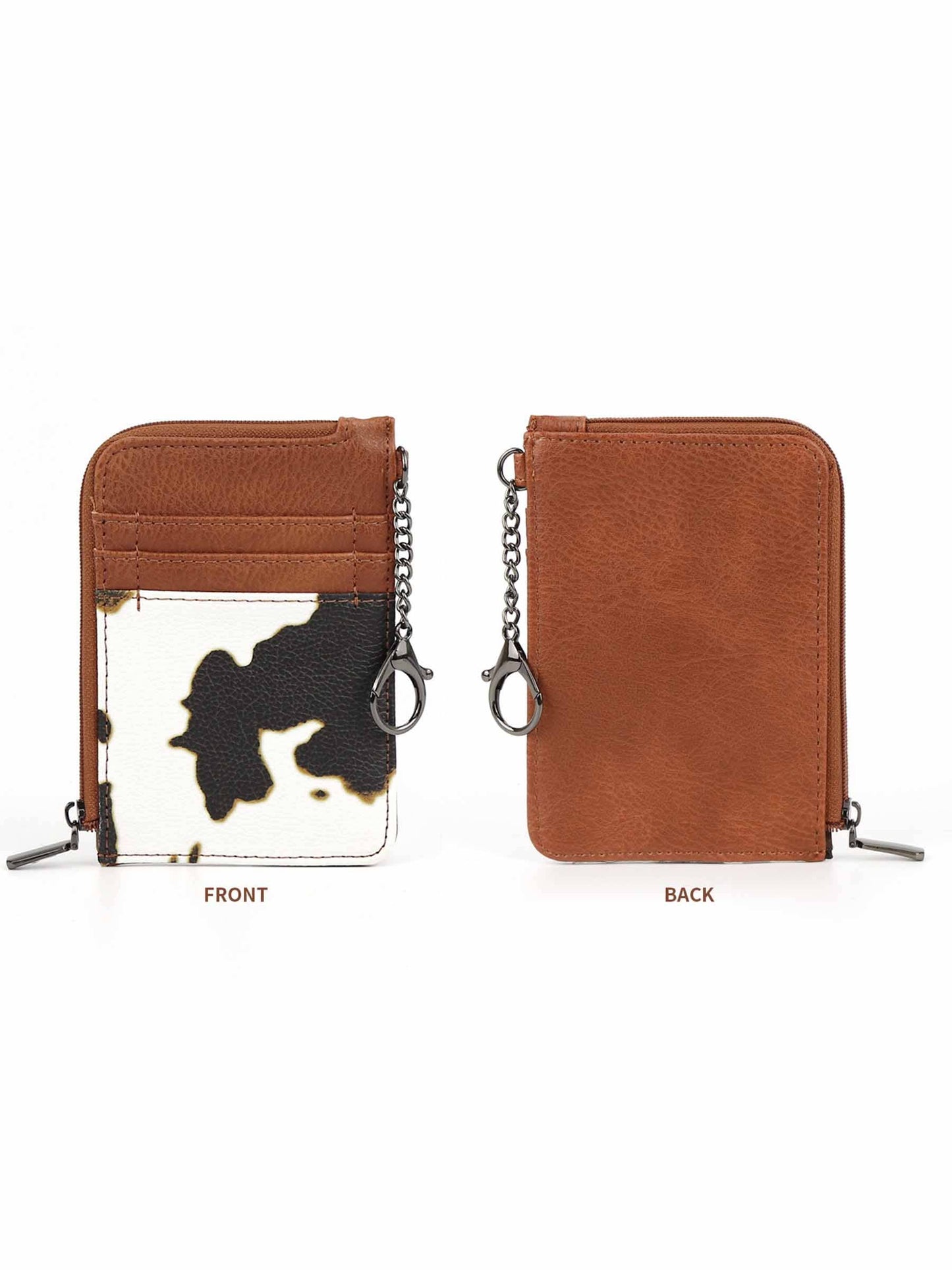 Vintage Milk Cow Wallet: Black