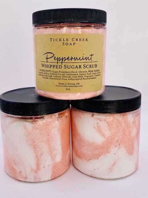 Peppermint Whipped Sugar Scrub