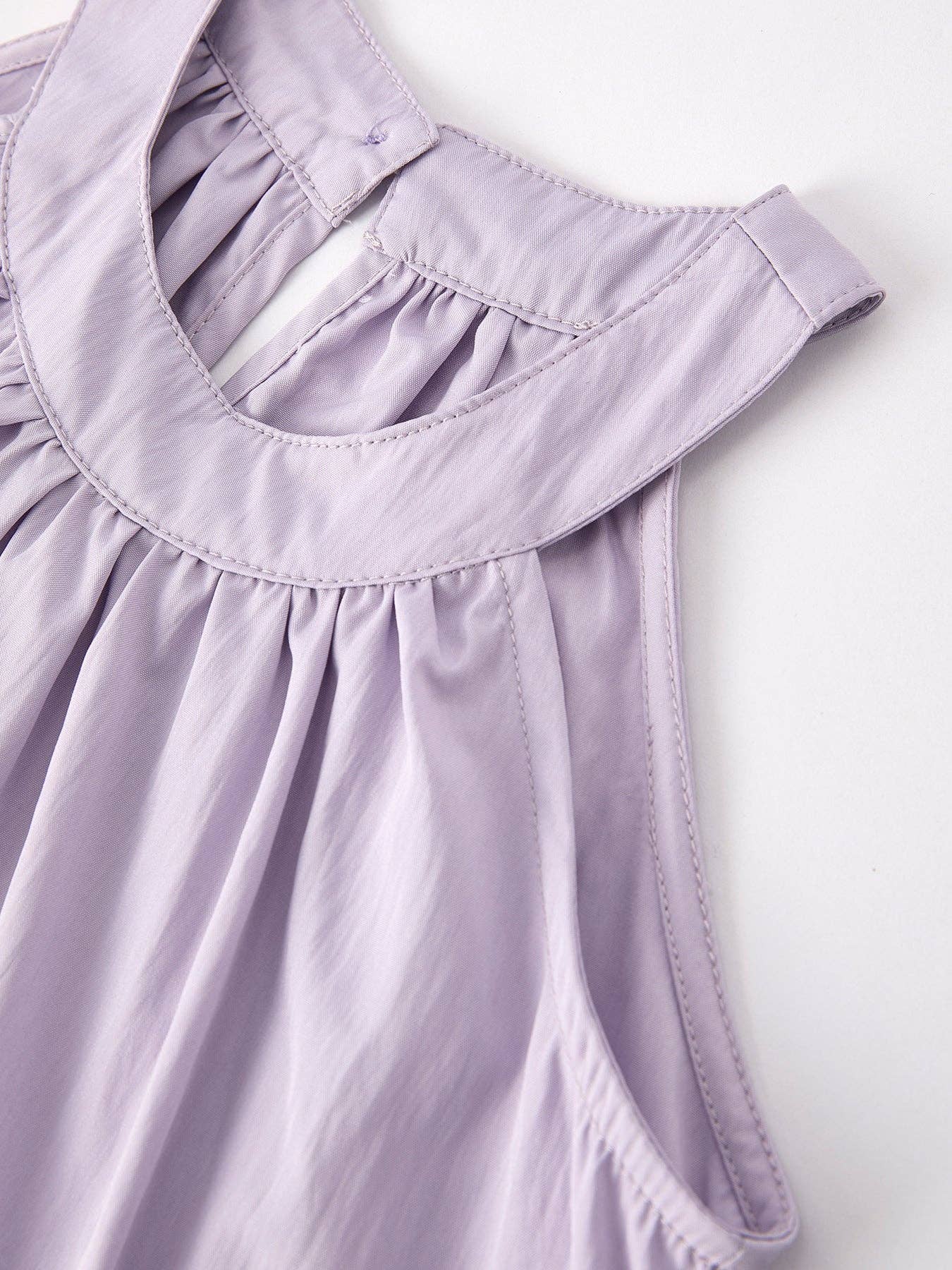 (Pre-order)Lavender halterneck dress: 5