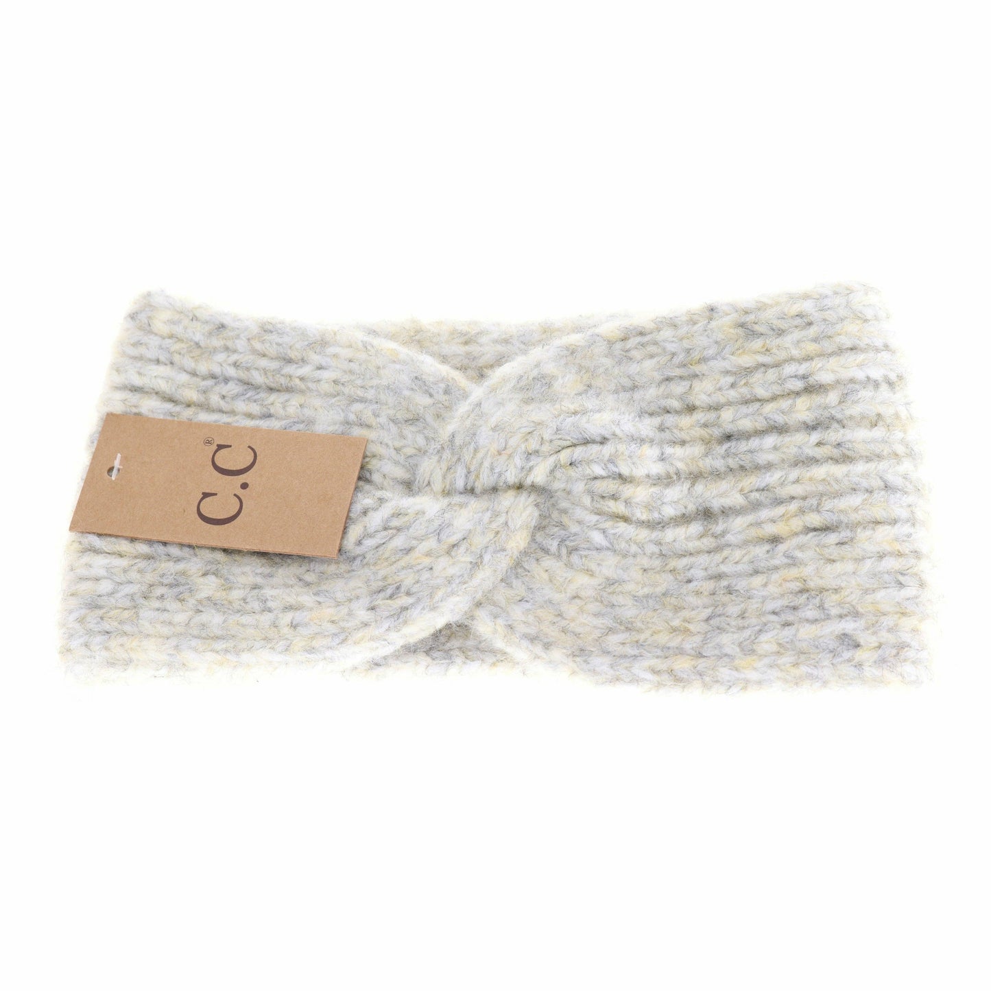 Soft Ribbed Head Wrap HW2074: Oatmeal Multi