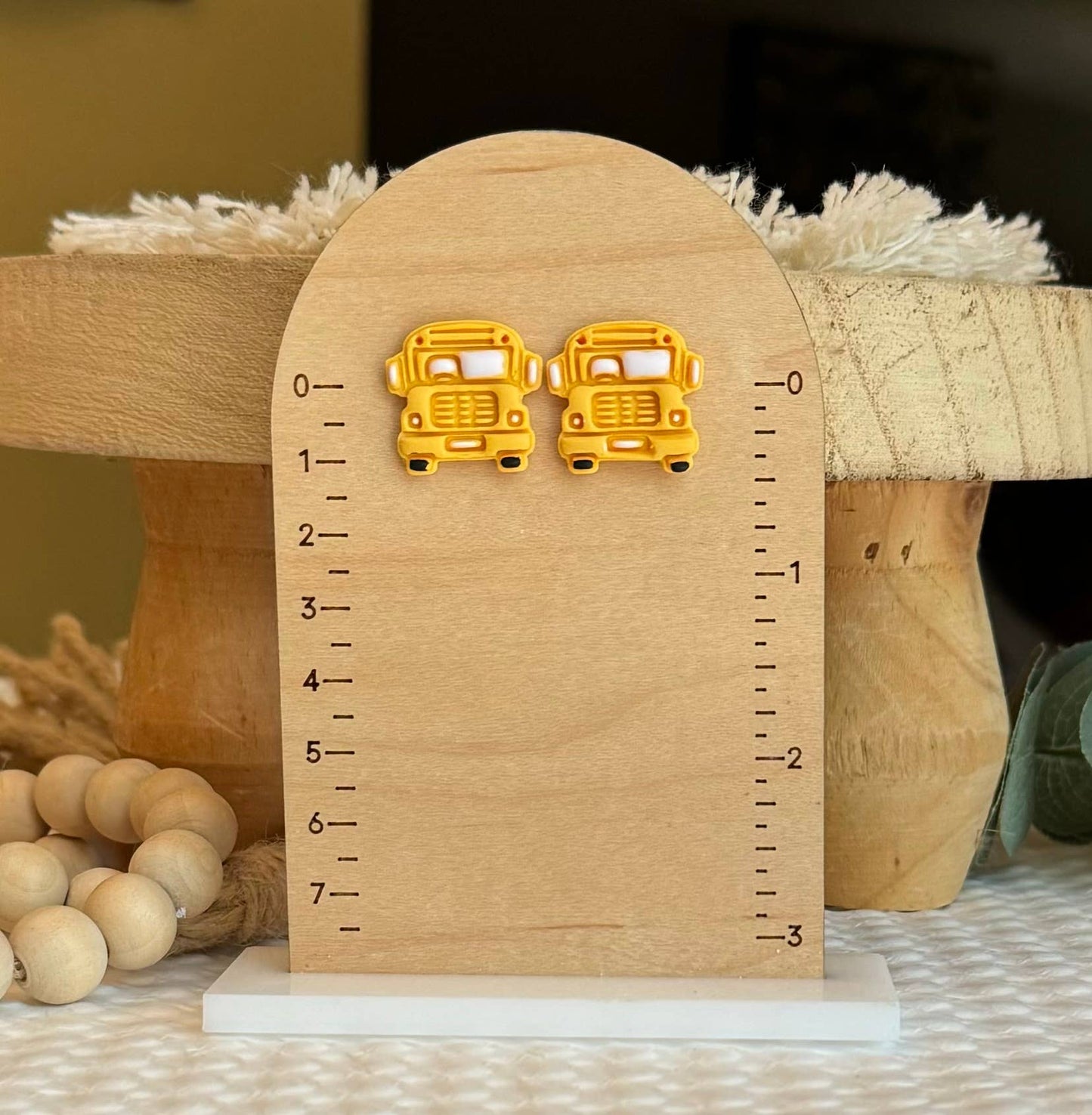 School Studs |  Teacher Earrings: Pencils/Notebook Hearts