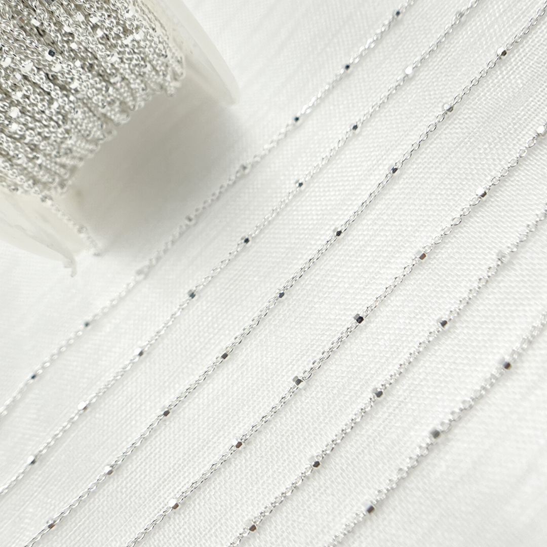925 Sterling Silver Satellite Chain. Z36SS