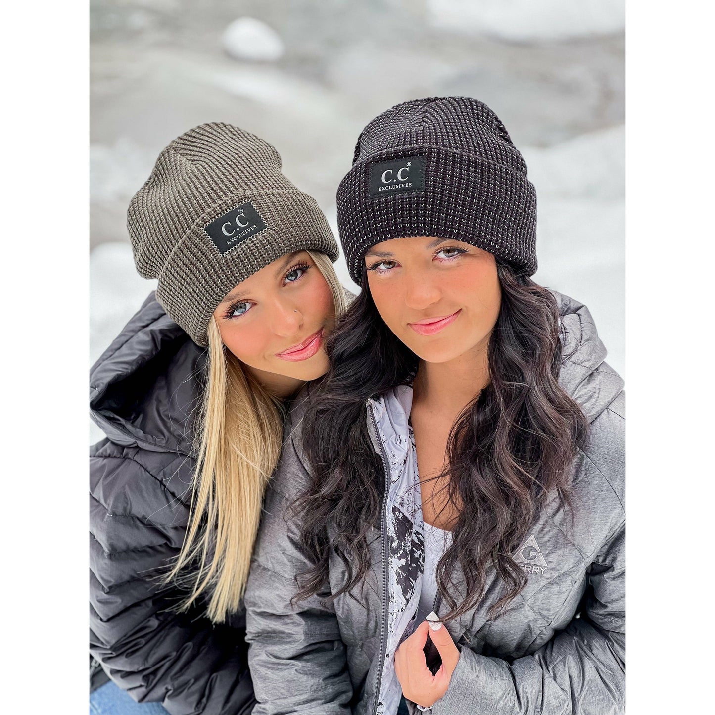 Reflective Solid Unisex C.C Beanie HAT2072: Dk. Grey