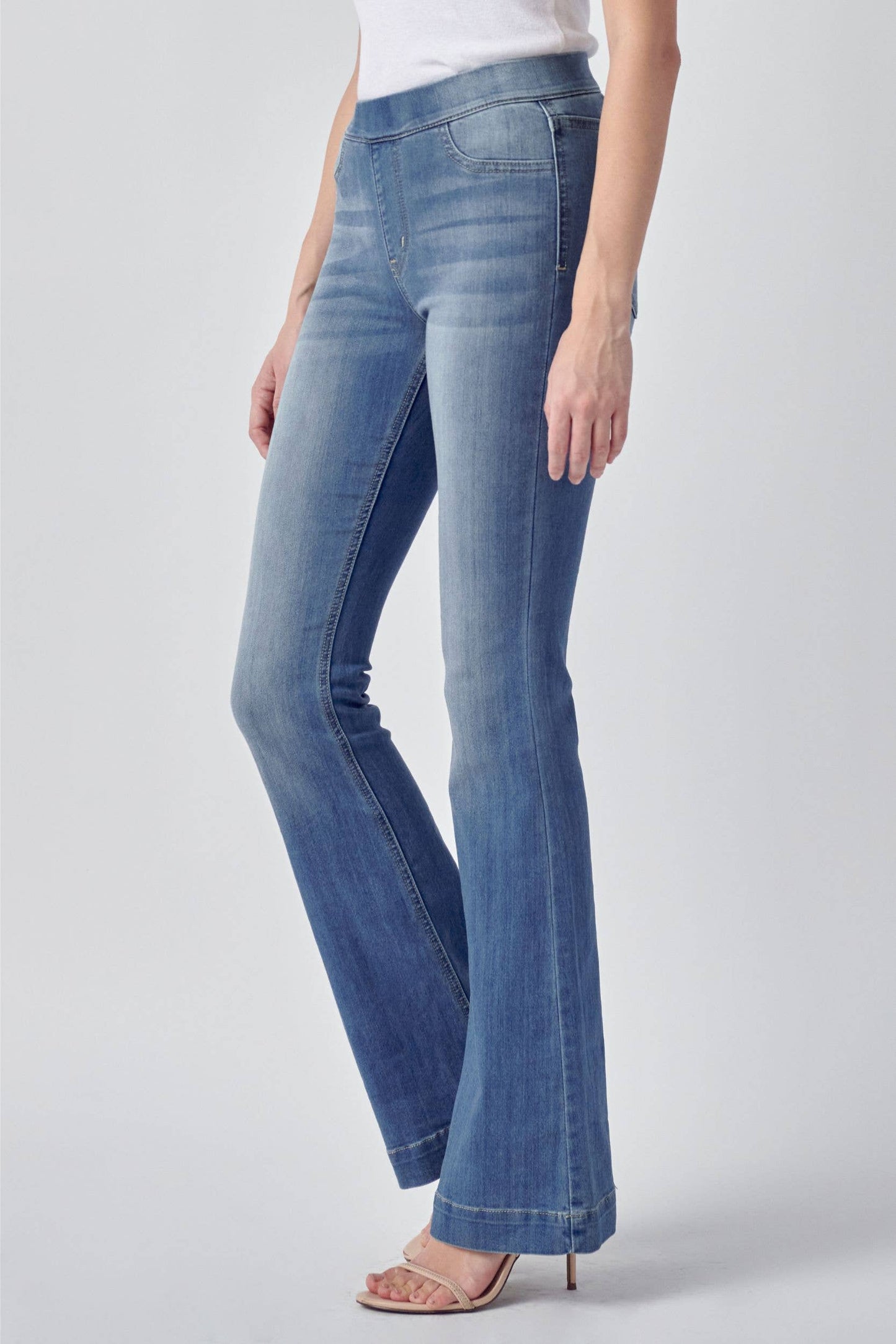 Medium Mid Rise Flare Jegging (open pack) [AB35324 sbs]: M
