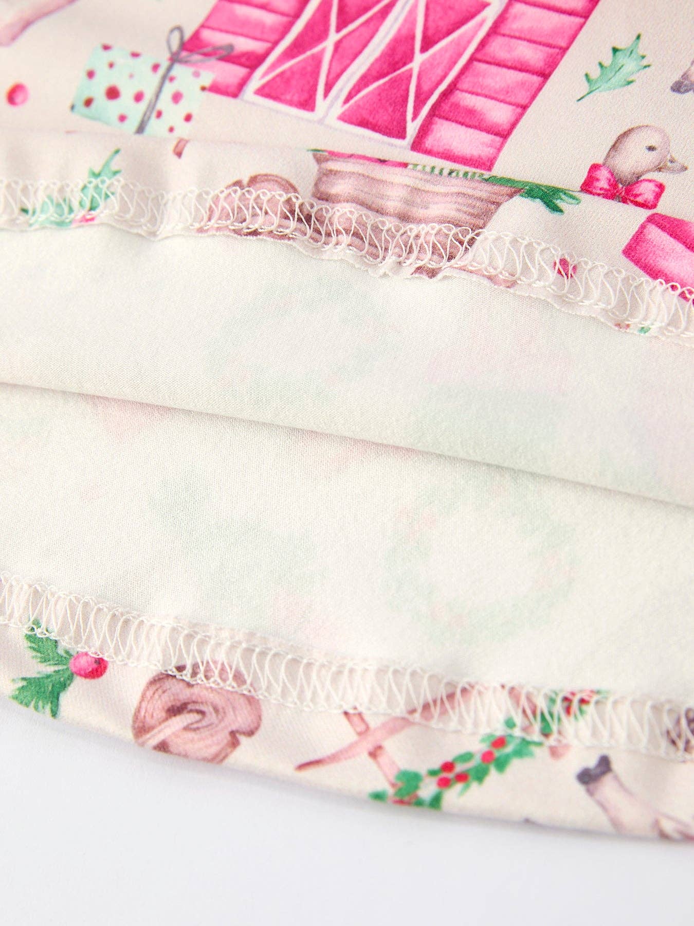 Pink Farmhouse Theme Toddler Girl Dress: Christmas Spirit Outfit: 5