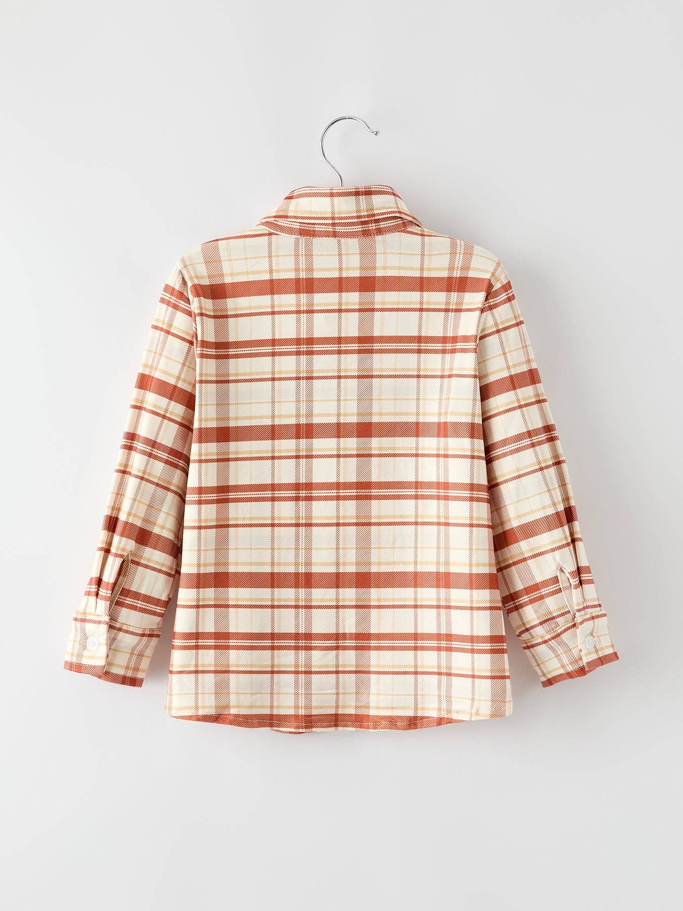 Thanksgiving  Plaid Shirt Long Sleeve Boys Top: 7
