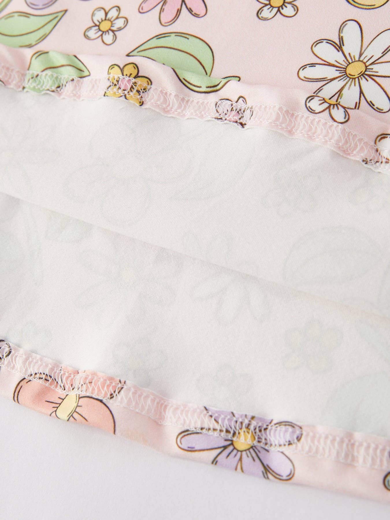 Daisy Milk Silk Fly Sleeve Girls Dress: 3