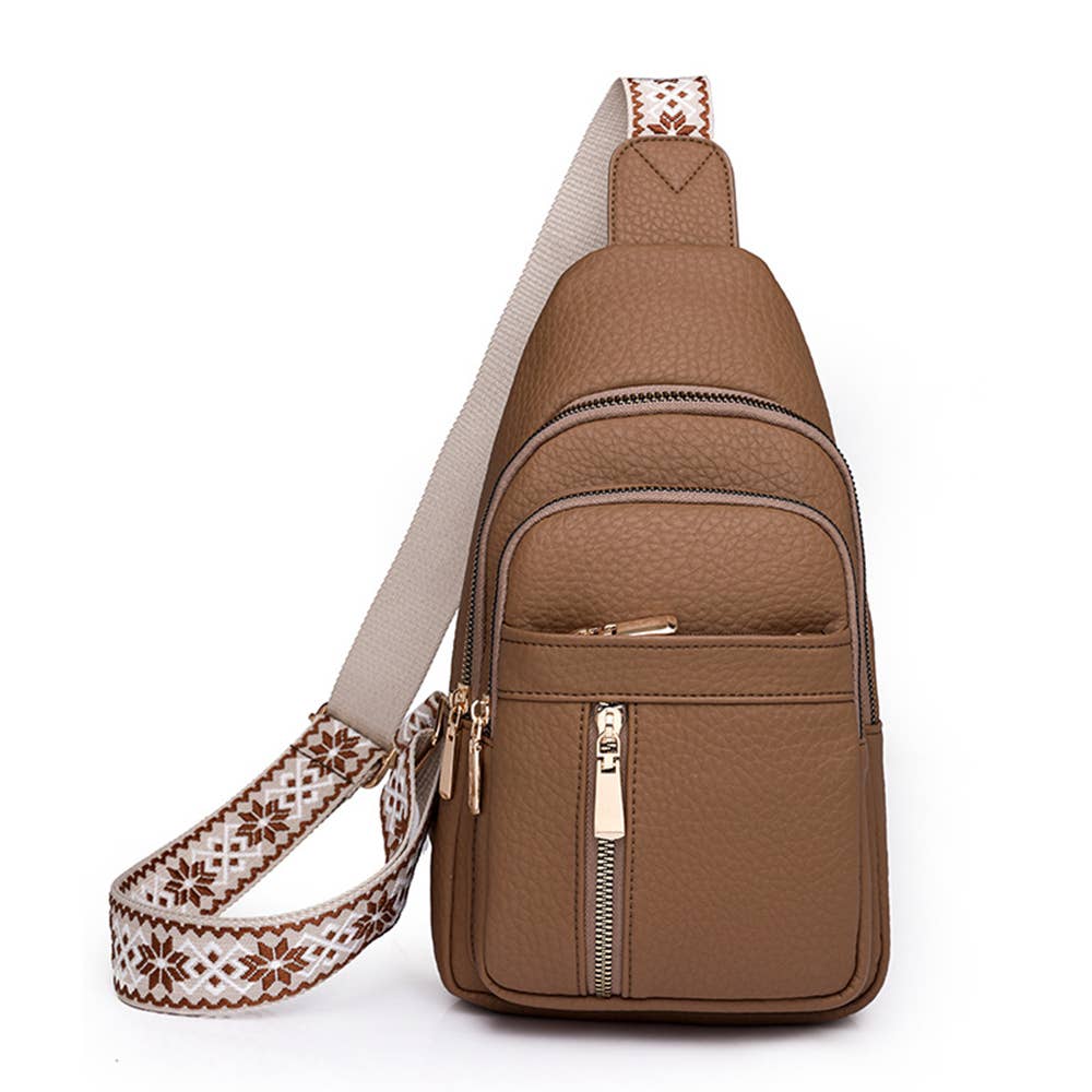 Retro Versatile PU Crossbody Bag: Green
