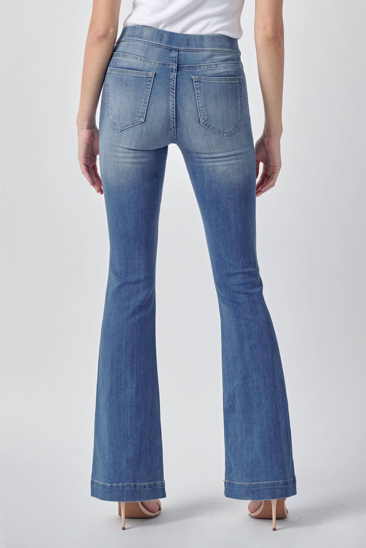 Medium Mid Rise Flare Jegging (open pack) [AB35324 sbs]: XL