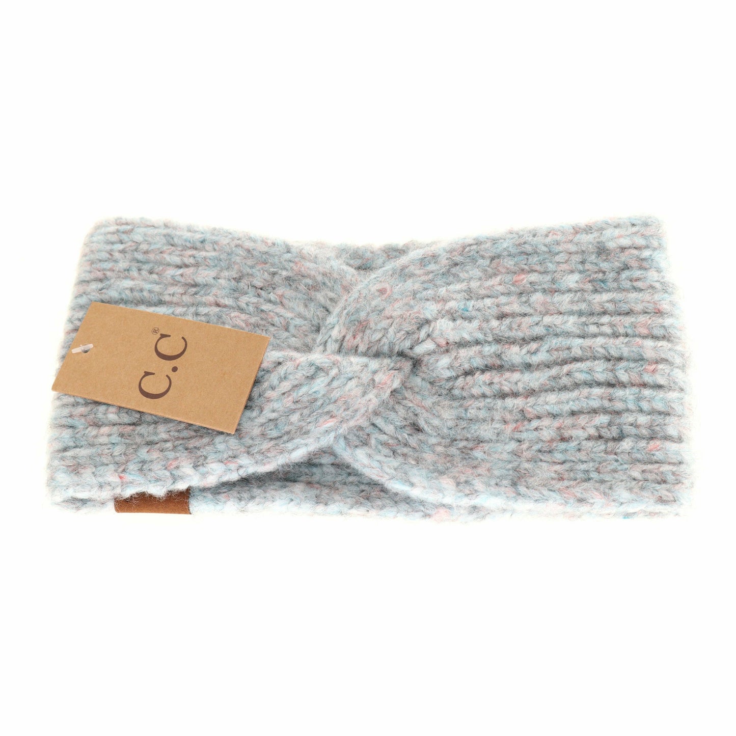 Soft Ribbed Head Wrap HW2074: Oatmeal Multi