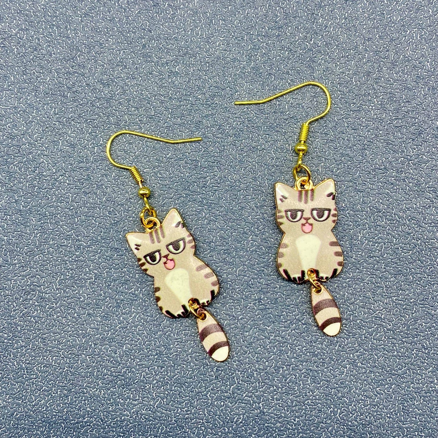 Multi-style Cat Dangle Earrings - YK : A