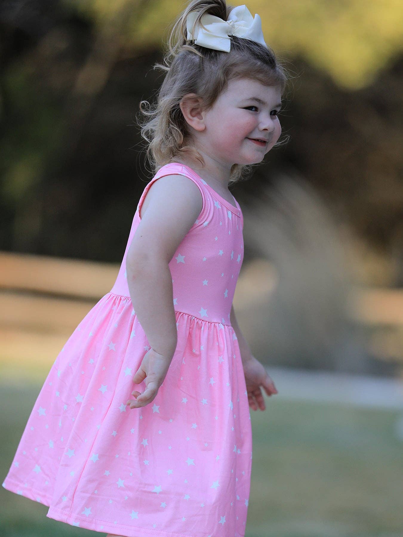 Rainbow Star Colorful 3-Piece Dress Set: 7-8Y