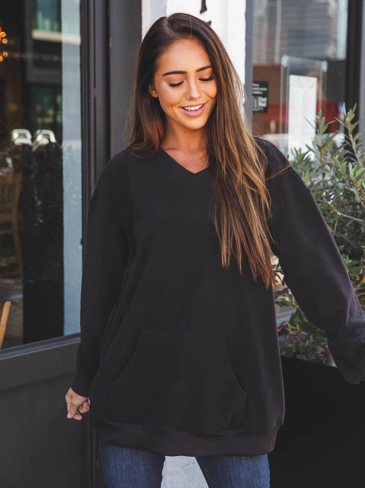 Soft Oversized Megan Pullover: Taupe / Large