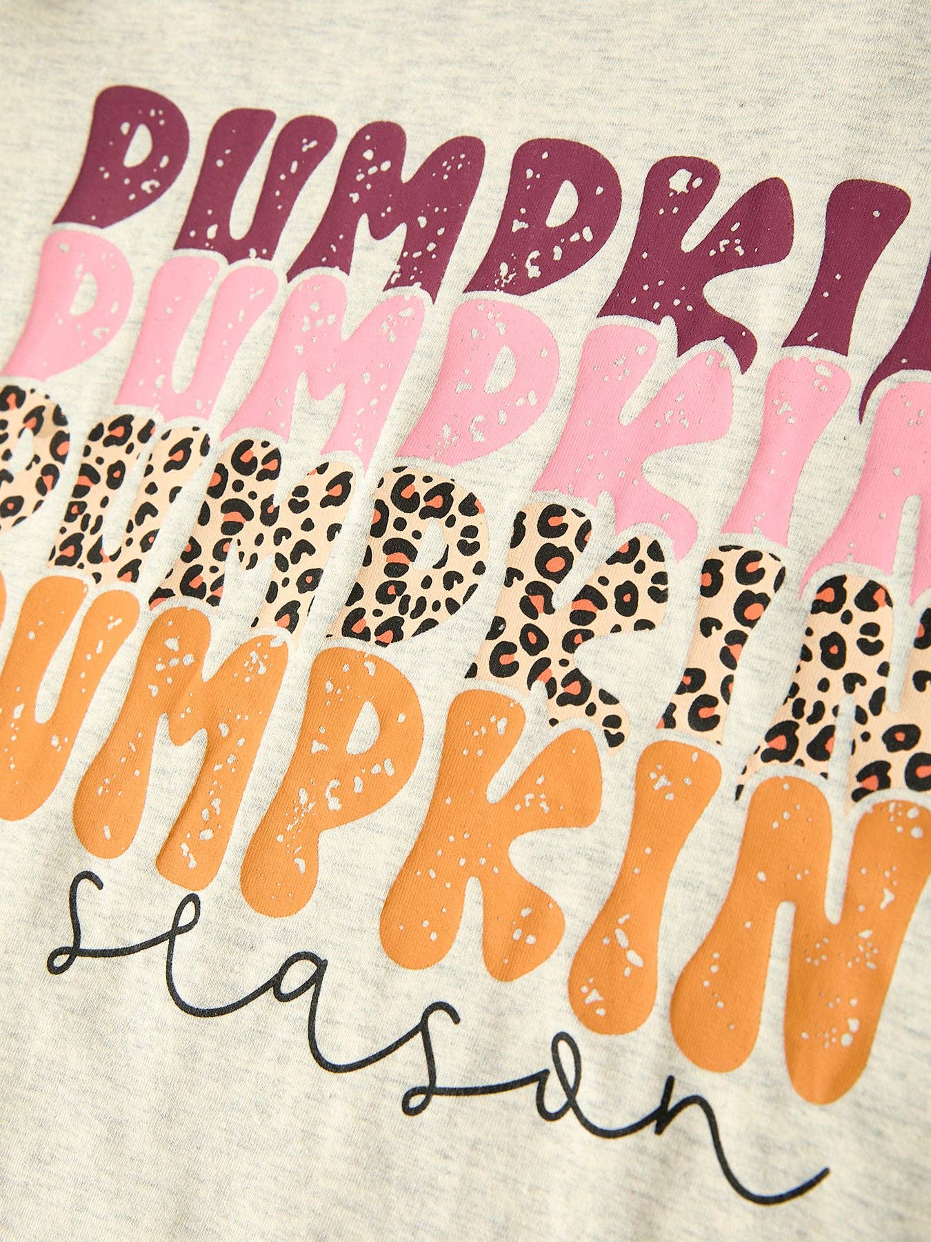 Fall Thanksgiving Pumpkin Print Top + Striped Denim Flared Pants Girls Set: 18M