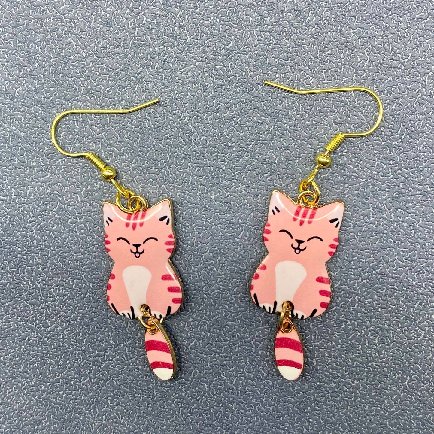 Multi-style Cat Dangle Earrings - YK : A